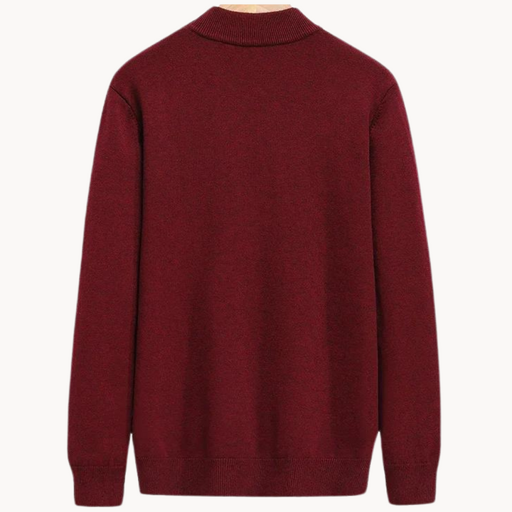Chic Piqué Pullover für Herren mit zeitlosem Stil und raffiniertem Komfort | Teun
