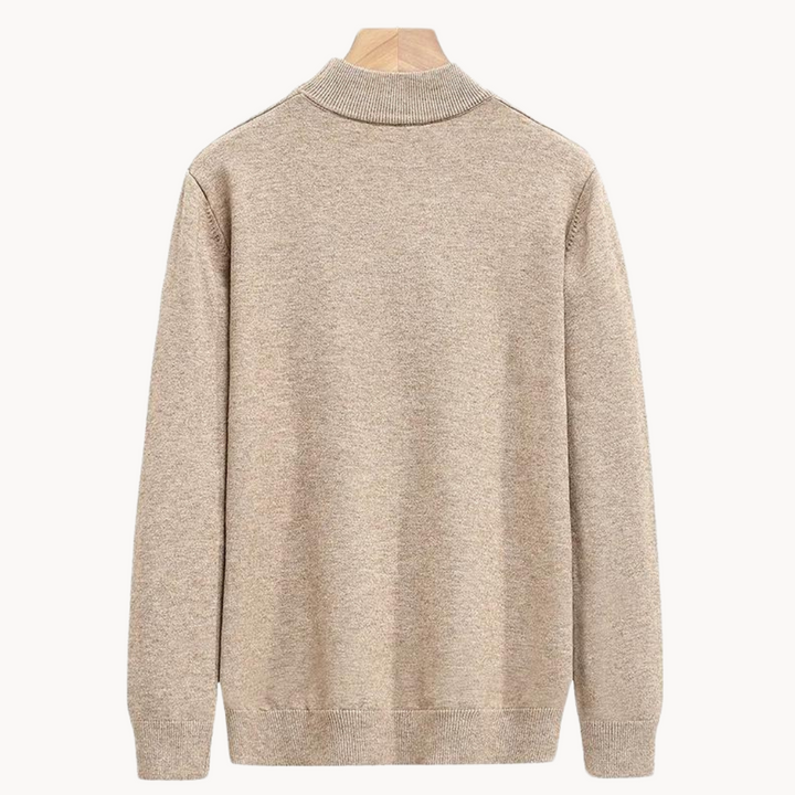 Chic Piqué Pullover für Herren mit zeitlosem Stil und raffiniertem Komfort | Teun
