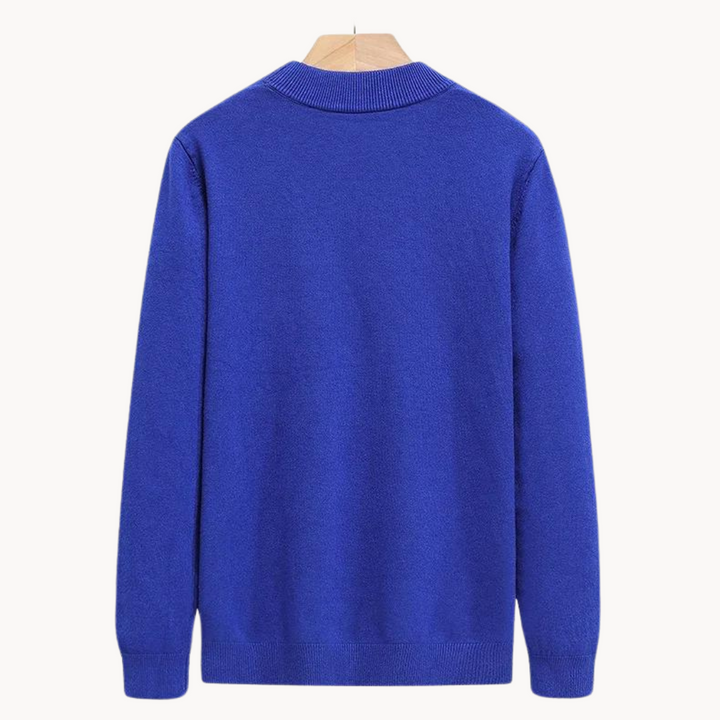 Chic Piqué Pullover für Herren mit zeitlosem Stil und raffiniertem Komfort | Teun