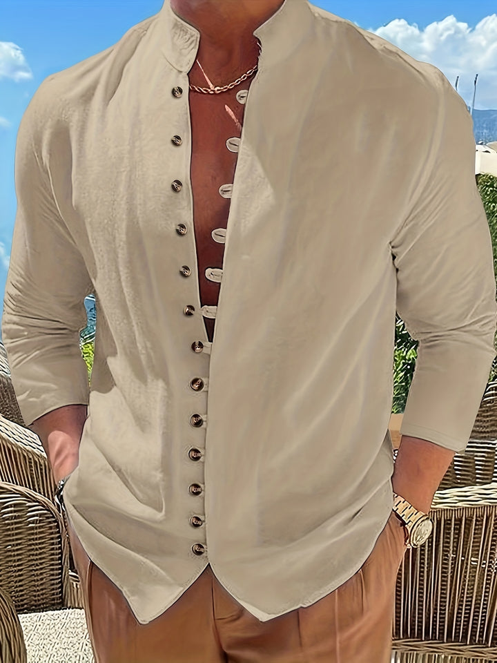 Herren Hemd | Slim Fit | Knopfleiste | Sommer