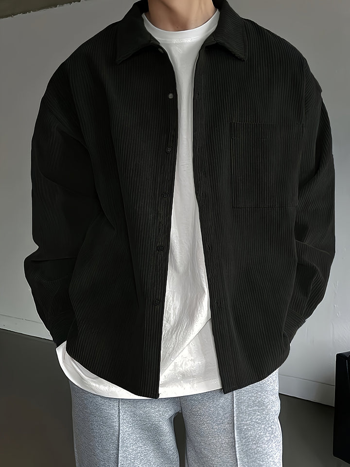 Herren Hemd | Oversized | Knopfleiste | Sommer