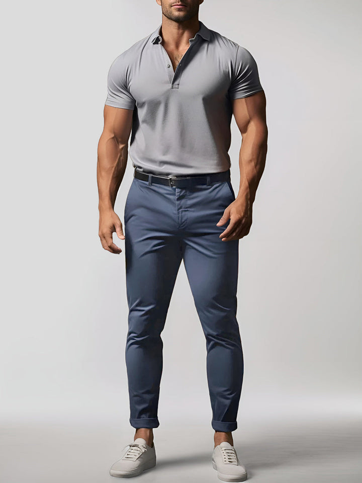 Elegante Stretch-Hose für Herren mit Baumwollmischung und stilvollem Design | Wout