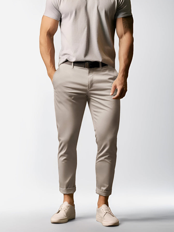 Elegante Stretch-Hose für Herren mit Baumwollmischung und stilvollem Design | Wout