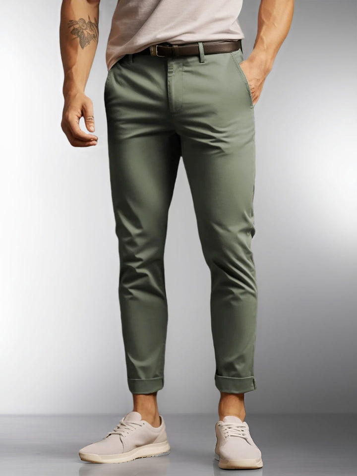 Elegante Stretch-Hose für Herren mit Baumwollmischung und stilvollem Design | Wout
