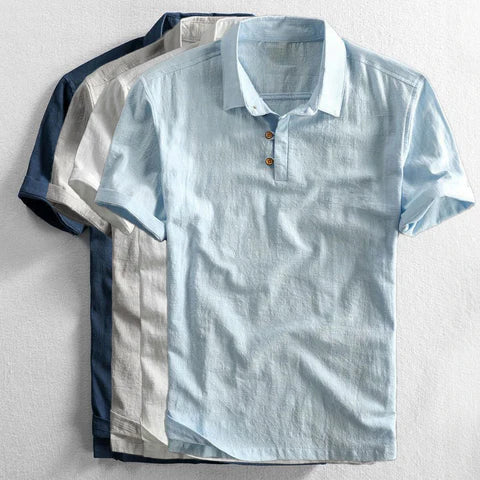 Elegantes Leinenhemd für Herren mit atmungsaktivem Komfort und sommerlichem Stil | Rio