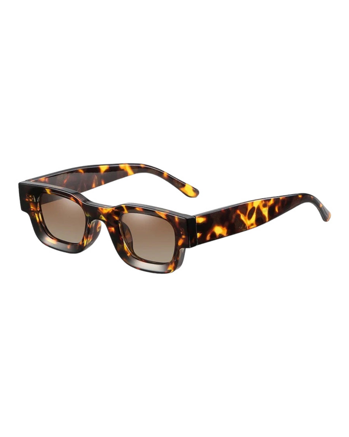 Sonnenbrille | Zeitloses Rechteck-Design | Polarisierte Gläser & UV-Schutz | Kunststoff