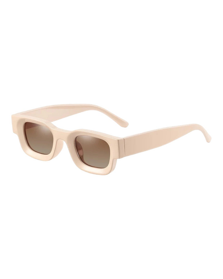 Sonnenbrille | Zeitloses Rechteck-Design | Polarisierte Gläser & UV-Schutz | Kunststoff