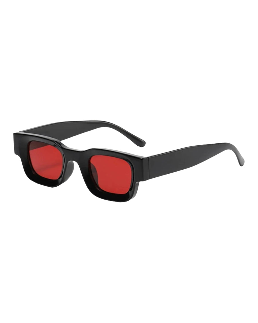 Sonnenbrille | Zeitloses Rechteck-Design | Polarisierte Gläser & UV-Schutz | Kunststoff