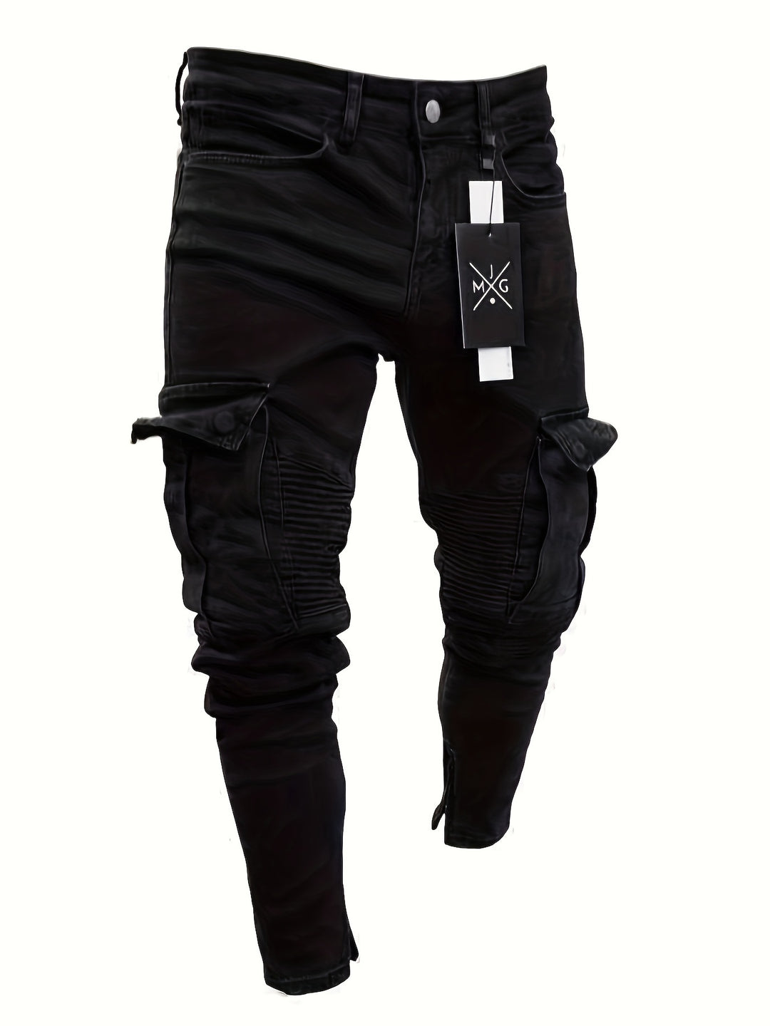 Herren Cargo Jeans | Slim Fit & Stretch Denim | Abenteuerlich & Bequem