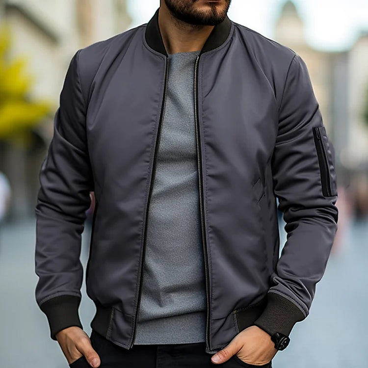 Jacke Herren | Blaue Jacke Trend | Leichter Winter Style