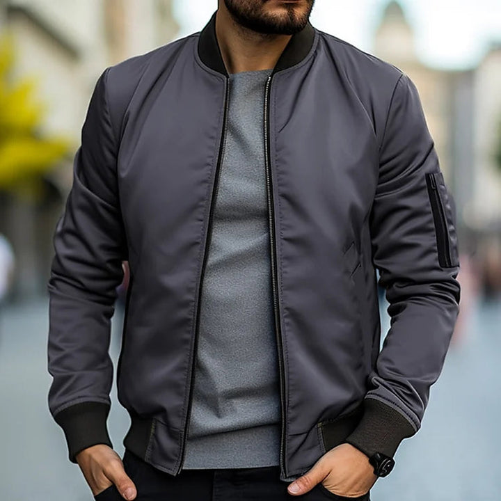 Jacke Herren | Blaue Jacke Trend | Leichter Winter Style