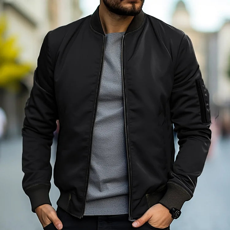Jacke Herren | Blaue Jacke Trend | Leichter Winter Style