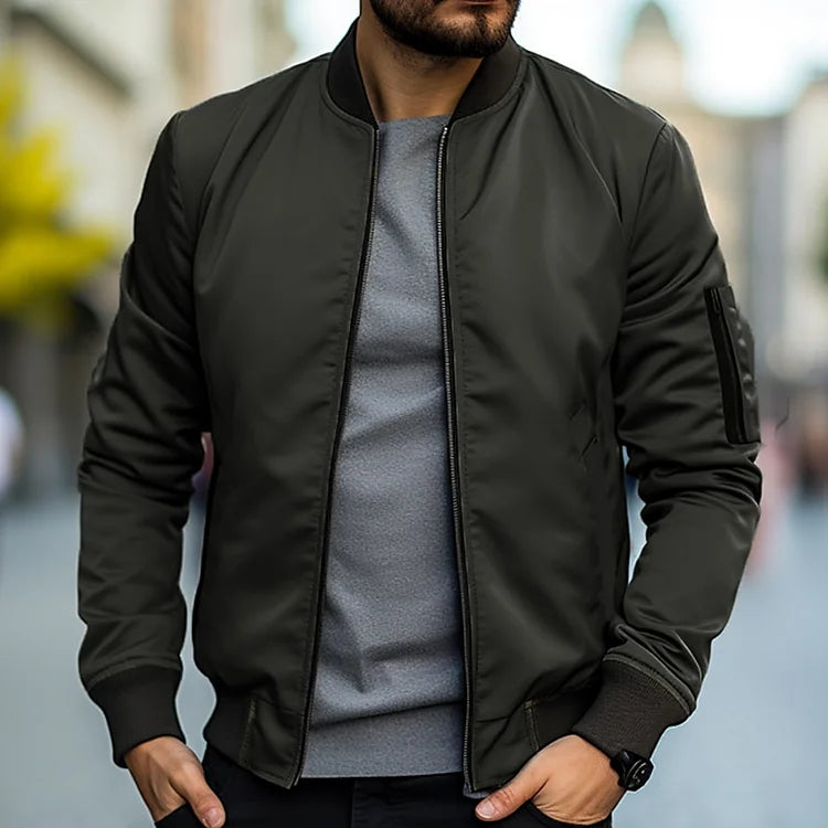 Jacke Herren | Blaue Jacke Trend | Leichter Winter Style