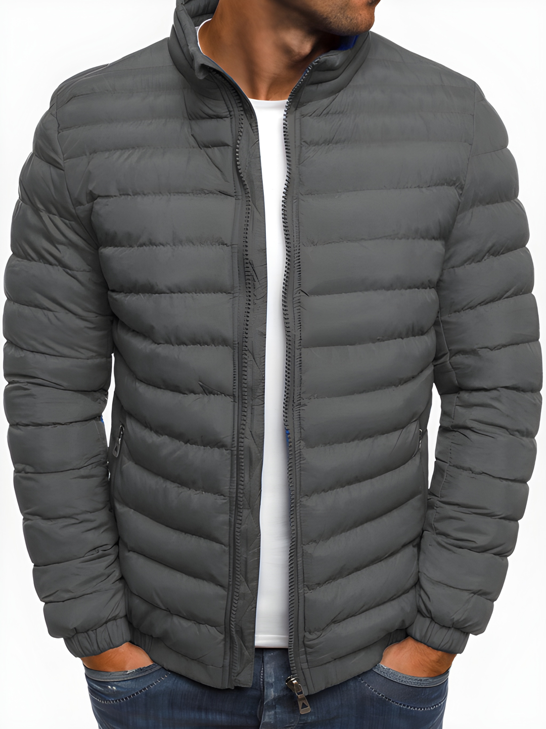 Steppjacke Herren | Jacke Herren Casual | Wärmender Übergang