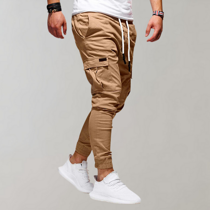 Cargohose Herren | Kleider Style | Elastischer Bund Bequem