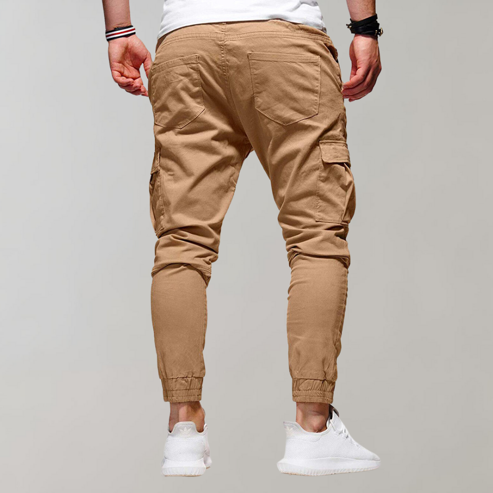 Cargohose Herren | Kleider Style | Elastischer Bund Bequem