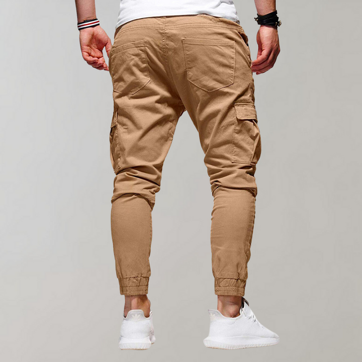 Cargohose Herren | Kleider Style | Elastischer Bund Bequem