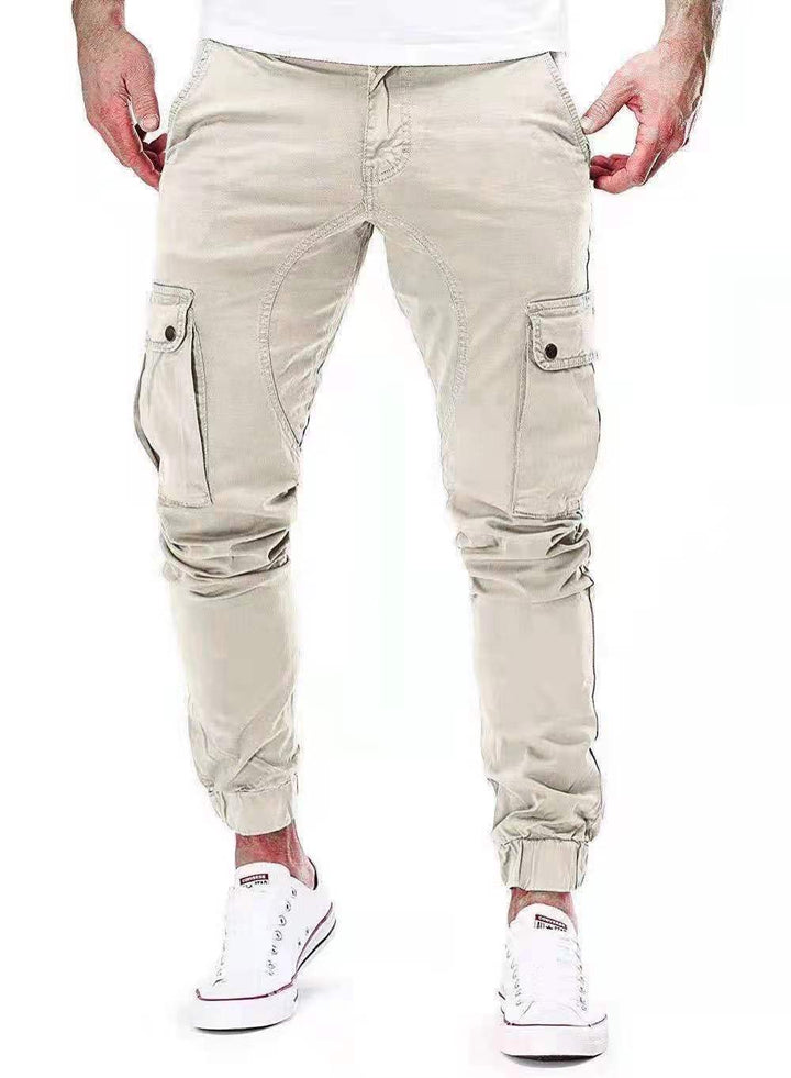 Cargohose Herren | Kleider Style | Elastischer Bund Bequem