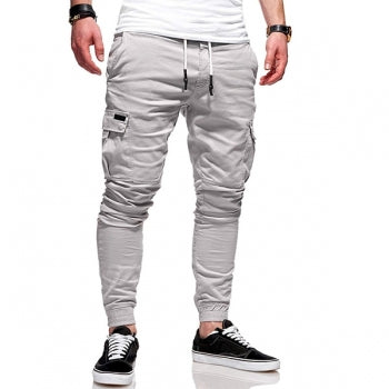 Cargohose Herren | Kleider Style | Elastischer Bund Bequem