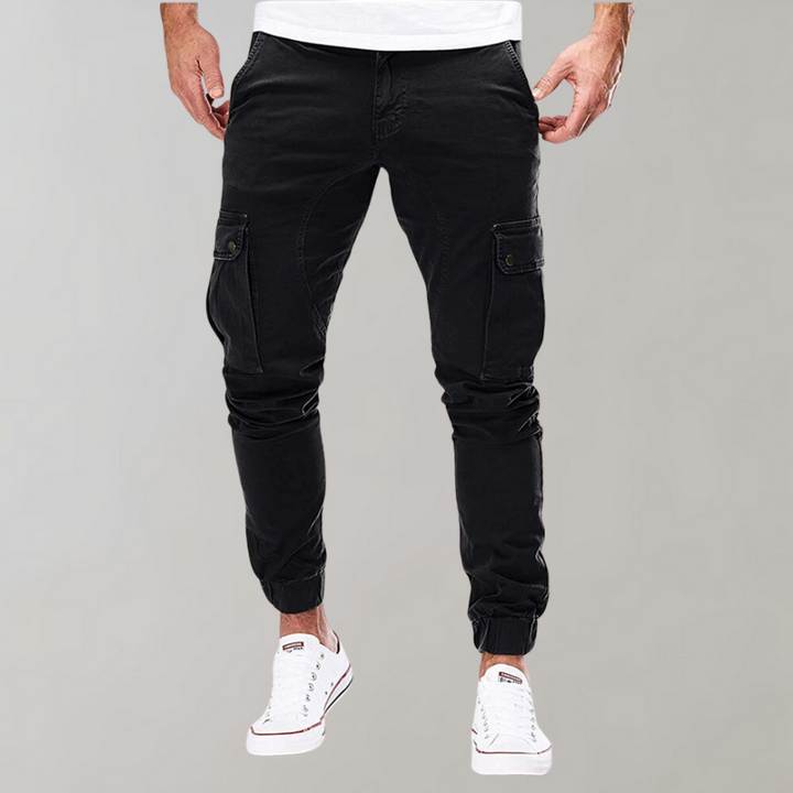 Cargohose Herren | Kleider Style | Elastischer Bund Bequem