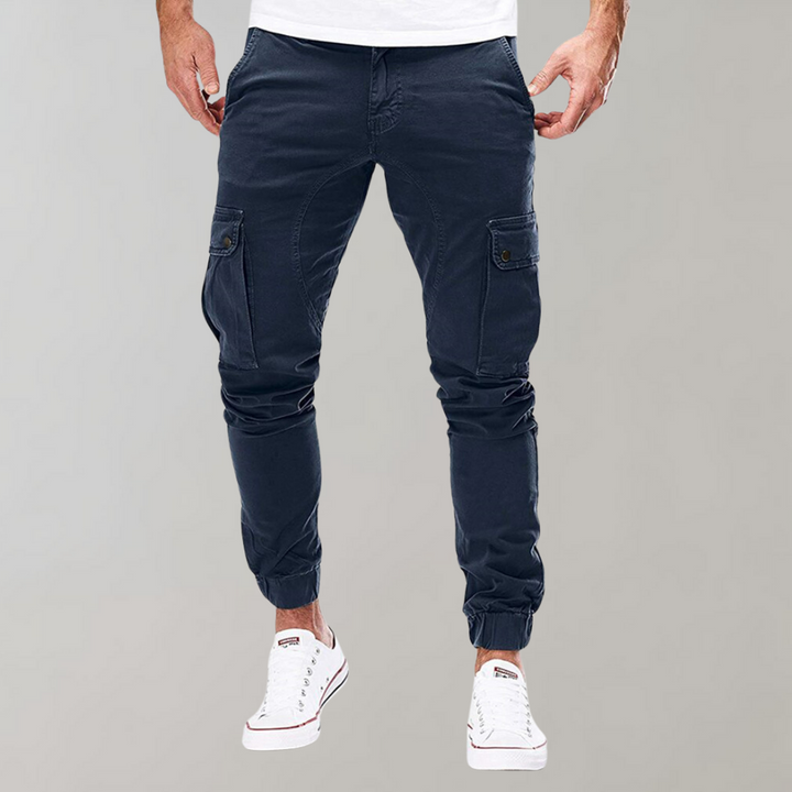 Cargohose Herren | Kleider Style | Elastischer Bund Bequem