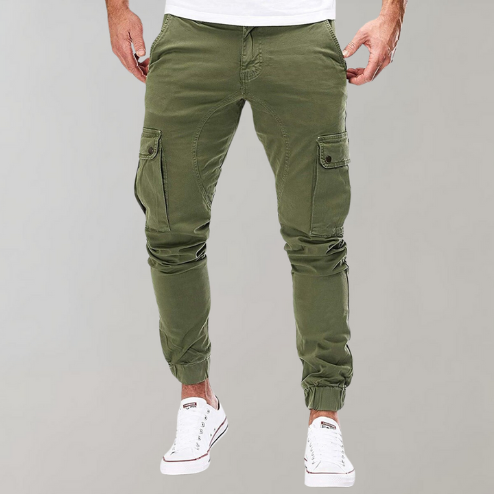 Cargohose Herren | Kleider Style | Elastischer Bund Bequem