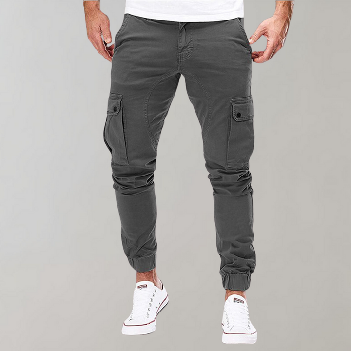 Cargohose Herren | Kleider Style | Elastischer Bund Bequem