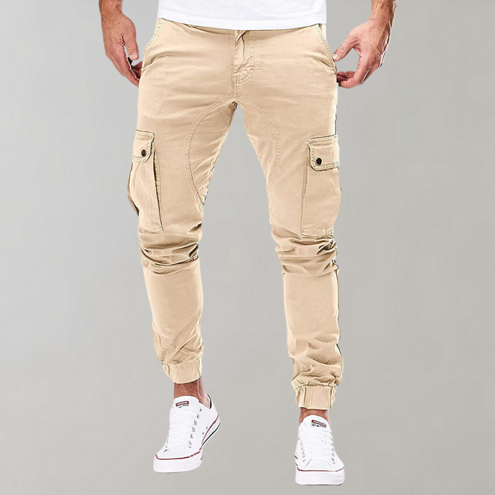 Cargohose Herren | Kleider Style | Elastischer Bund Bequem