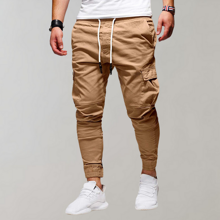 Cargohose Herren | Kleider Style | Elastischer Bund Bequem