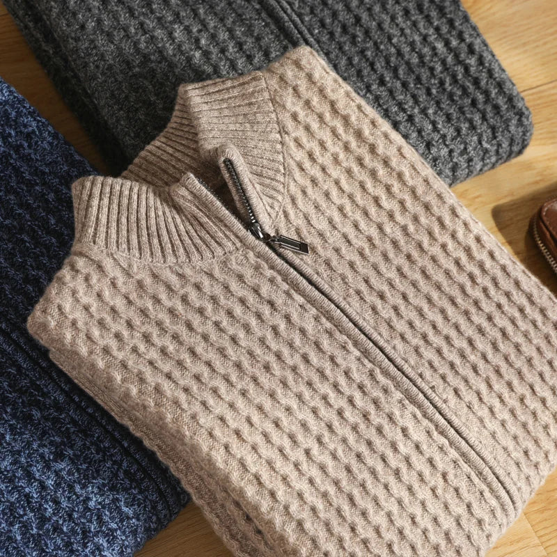Pullover Herren | Strickpullover Herren Style | Mit Stehkragen