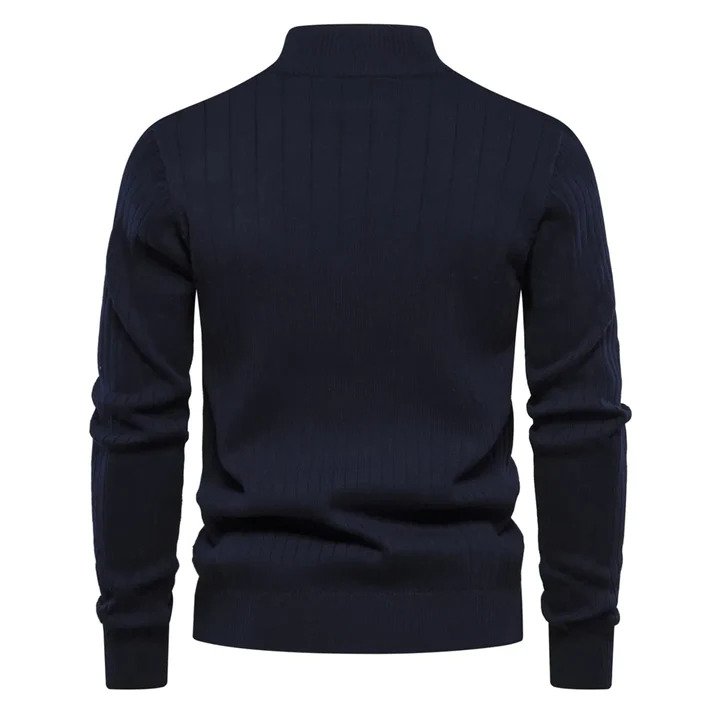 Pullover Herren | Strickpullover Herren Warm | Mit Reißverschluss