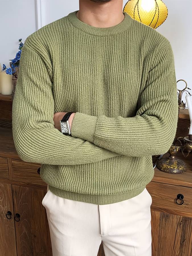 Pullover Herren | Strickpullover Herren Rundhals | Casual Style