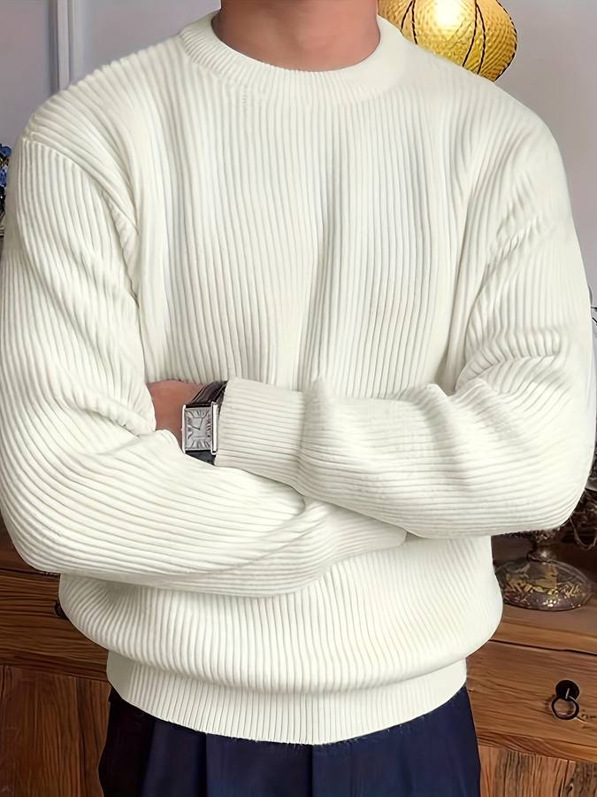 Pullover Herren | Strickpullover Herren Rundhals | Casual Style