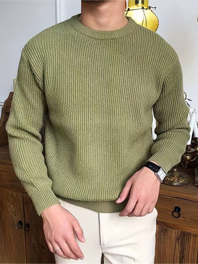 Pullover Herren | Strickpullover Herren Rundhals | Casual Style