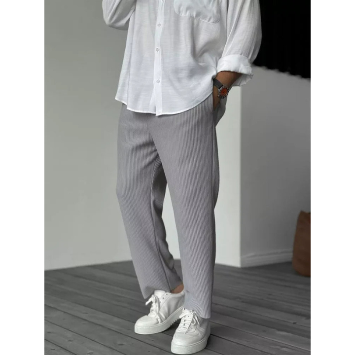 Cordhosen Herren | Minimalistische Casual Hose | Lockere Passform
