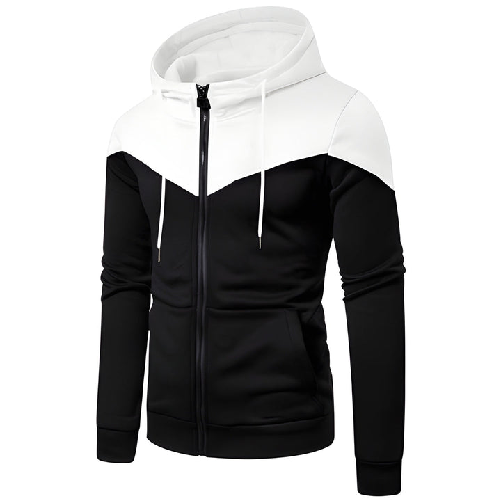 Sweatshirt Herren | Zweifarbiges Kapuzensweatshirt | Warme Kleider