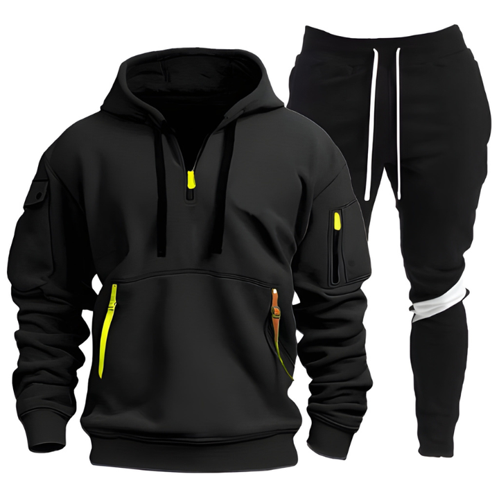 Herren Set | Kapuzensweatshirt & Jogginghose | Funktionale Kleider