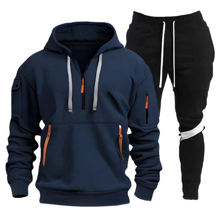 Herren Set | Kapuzensweatshirt & Jogginghose | Funktionale Kleider