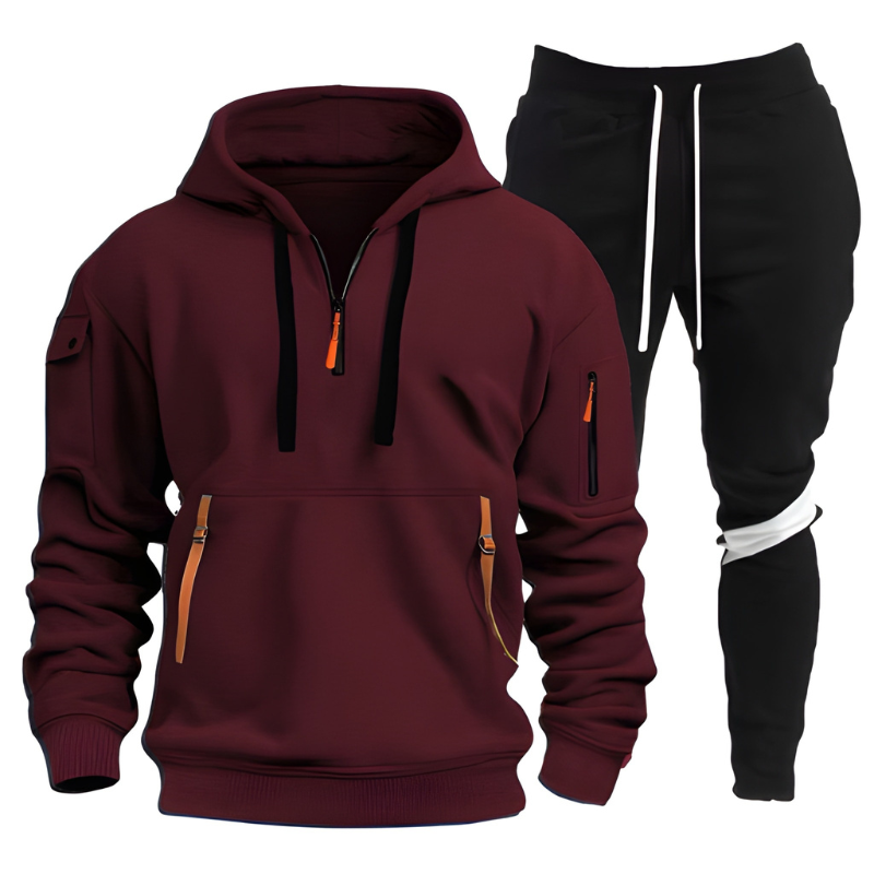 Herren Set | Kapuzensweatshirt & Jogginghose | Funktionale Kleider