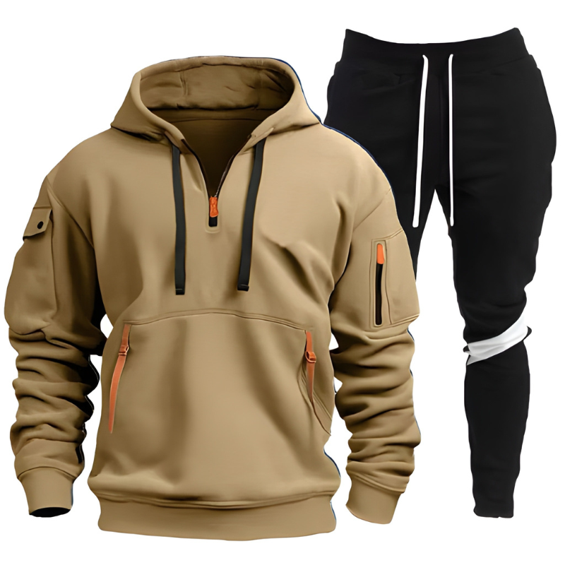Herren Set | Kapuzensweatshirt & Jogginghose | Funktionale Kleider