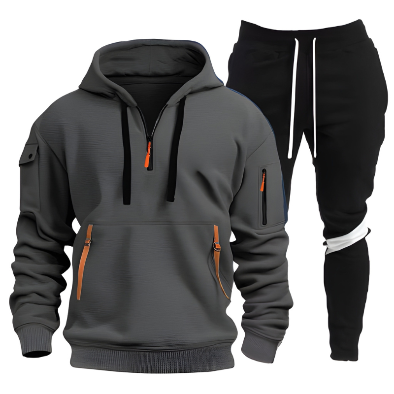 Herren Set | Kapuzensweatshirt & Jogginghose | Funktionale Kleider