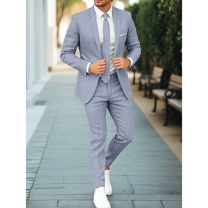 Herren Anzug | Elegante Slim Passform | Kleider Business Stil