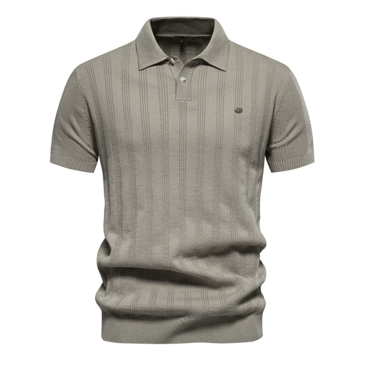 Polo Herren | Gestreiftes Strick Design | Zeitlose Kleider Herren