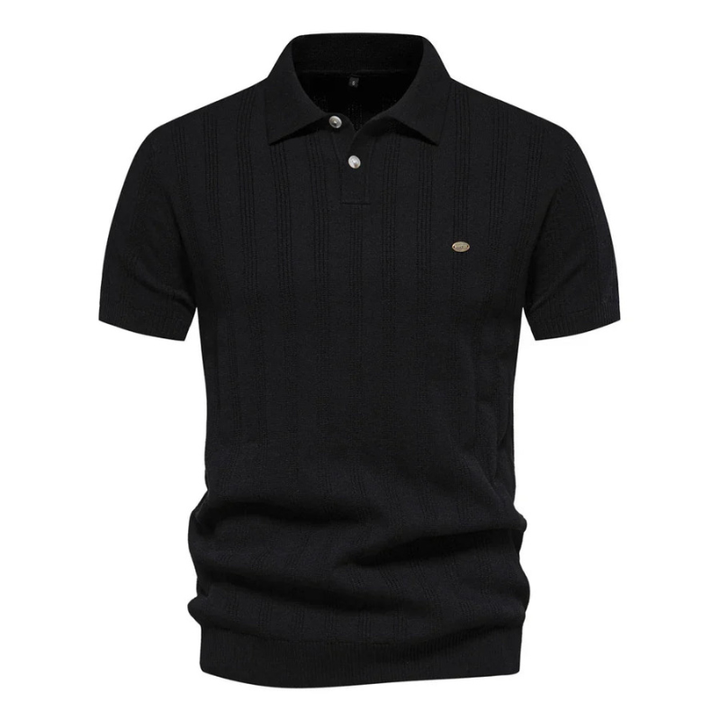 Polo Herren | Gestreiftes Strick Design | Zeitlose Kleider Herren