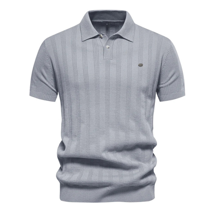 Polo Herren | Gestreiftes Strick Design | Zeitlose Kleider Herren