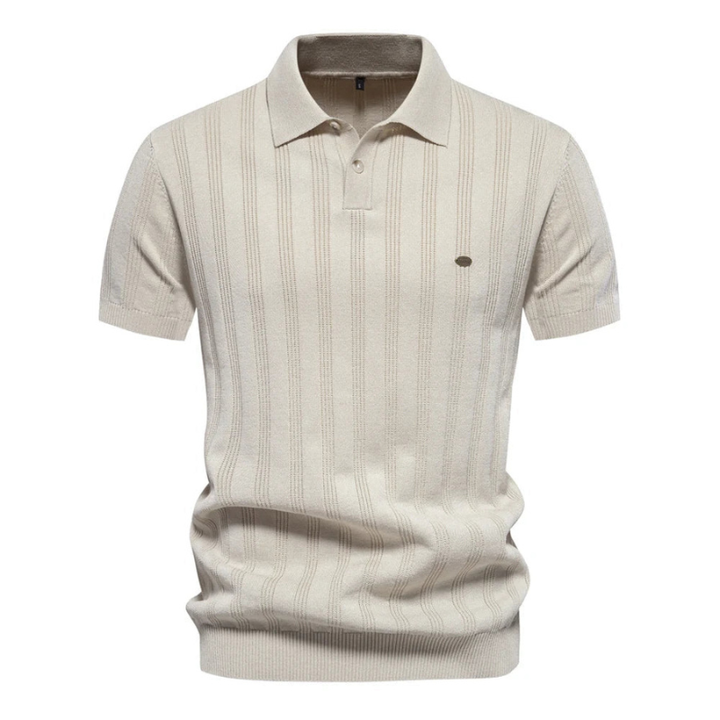 Polo Herren | Gestreiftes Strick Design | Zeitlose Kleider Herren