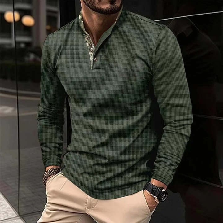 Herren Hemd | Stilvolles Langarm Design | Moderne Kleider Herren