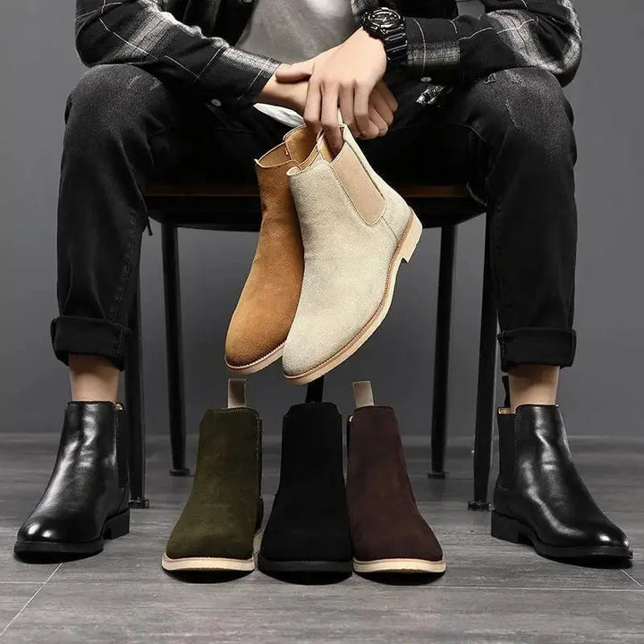 Herren Boots | Klassisch Elegant Bequem | Stilvolle Chelsea Schuhe