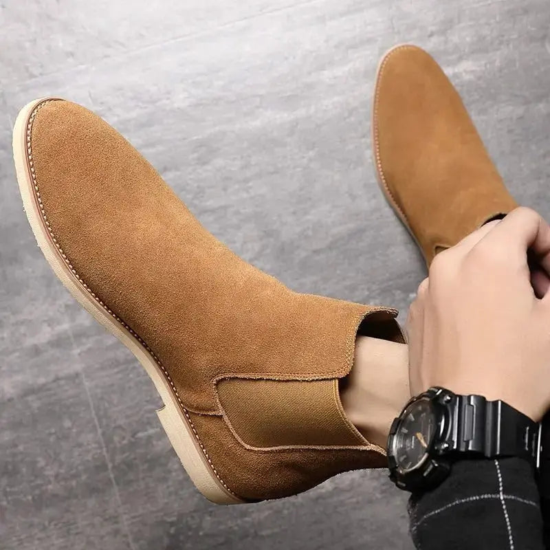 Herren Boots | Klassisch Elegant Bequem | Stilvolle Chelsea Schuhe