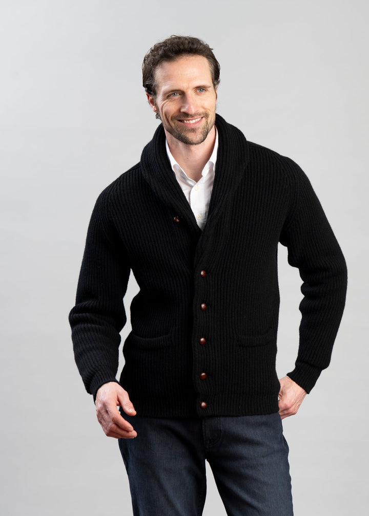 Herren Cardigan | Eleganter Herbststil Look | Modern Pullover Herren